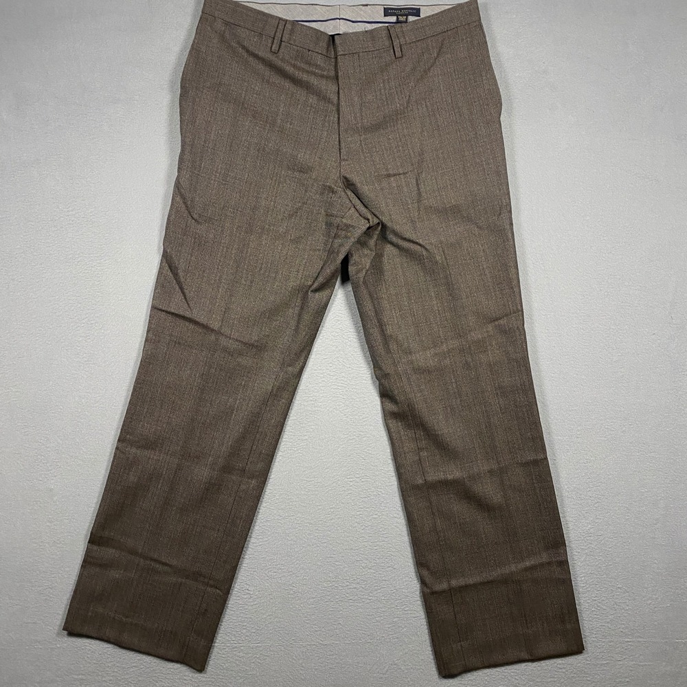 Banana Republic Dress Pants Mens 35x32 Brown Wool Classic Fit 850985-00